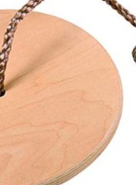 CTSC儿童秋千滑索木头座位幼儿索道滑轮游乐场室内外溜索底座