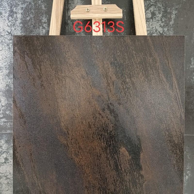 法式复古风仿古瓷砖600sX600mm仿铁锈防滑商铺阳台哑光木纹地砖