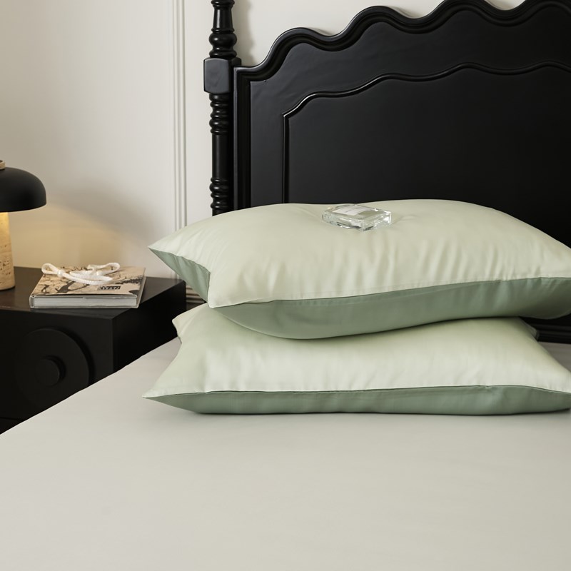 100支兰精天丝枕套枕头单人丝滑亲肤凉爽夏季枕皮枕巾4U8*74不含