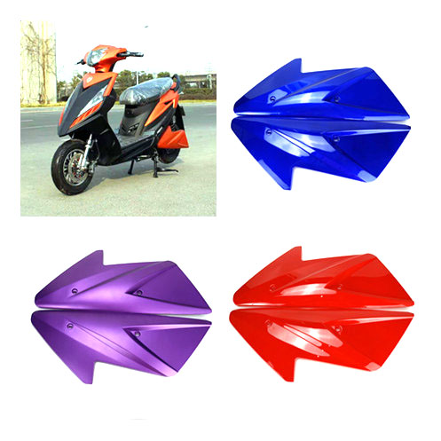 gtr a迅鹰改装骠骑平叉护板路虎摩托车鬼火外壳战速电动车挡板通