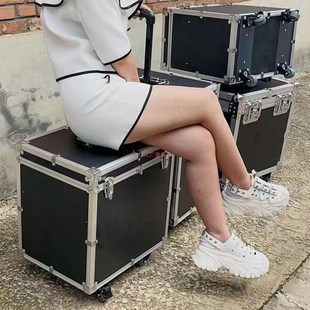 五金工具箱子家具美容工具箱拉杆式带轮多功能大容量维修工具箱