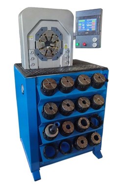 液压扣管机 液压啤管机厂家 数控锁管机 PLC压管机 油管压管机