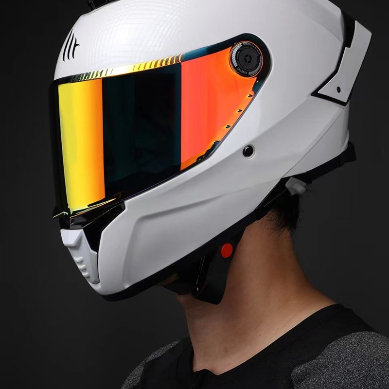 西班牙MT头盔摩托车全盔雷神4双镜片男女机车赛车摩旅四季大尾翼