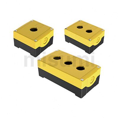 标准品 米思米按钮开关选购件HS系列开关盒HS2810 IP67MISUMI