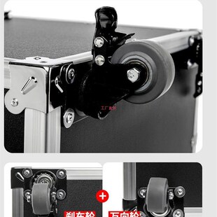 五金工具箱子家具美容工具箱拉杆式带轮多功能大容量维修工具箱