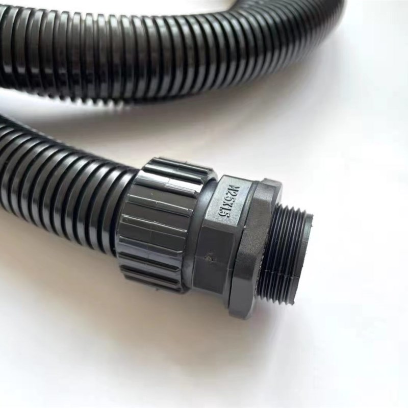 一良尼龙波纹管扒开式接头SM 塑料波纹软管线束穿线管卡箍式接头