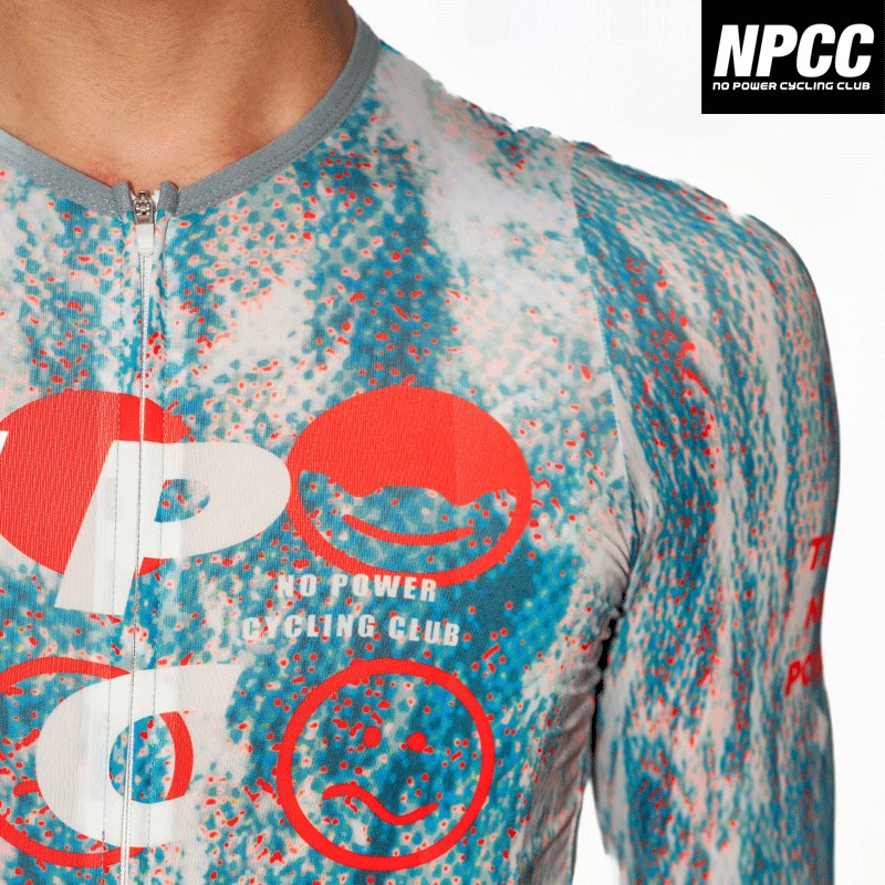 NPCC新款 短袖长袖透气速干骑行服 公路自行车夏季上衣男女通用