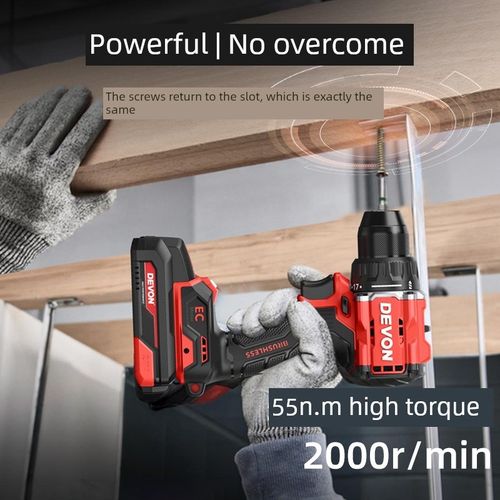 大佑5218锂电钻55牛原装配件20V快速充电75W充电器5000毫安电池