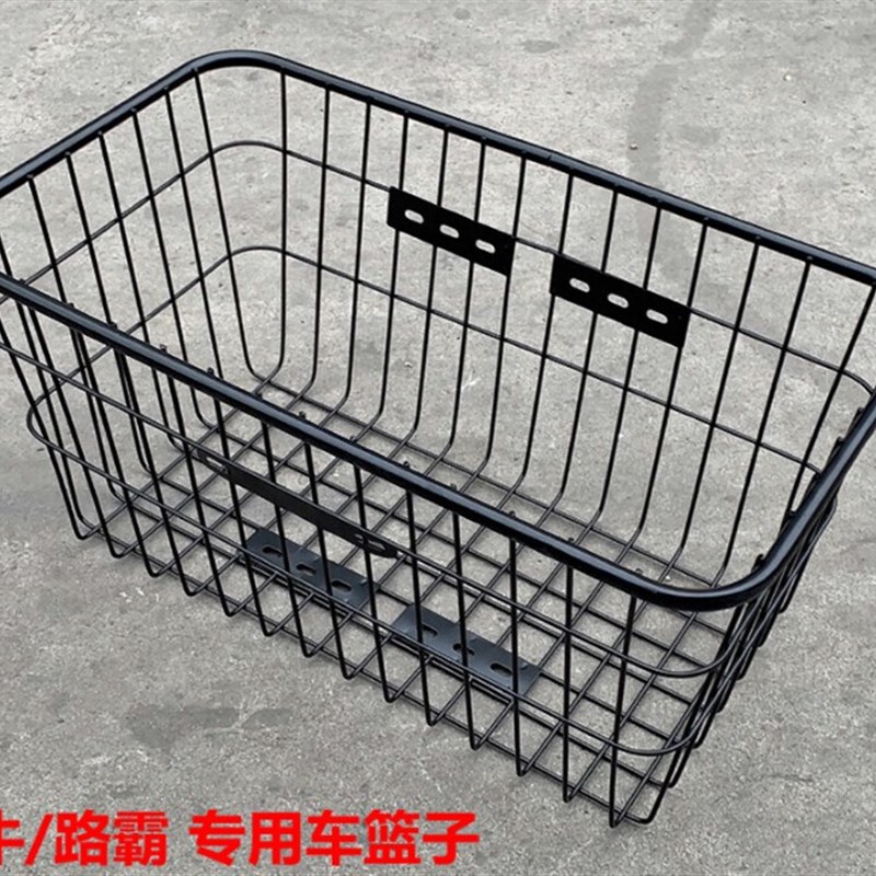 铁牛后货架 左右翻板 电动车载重王行李架拉货大力神铁车篮子支架