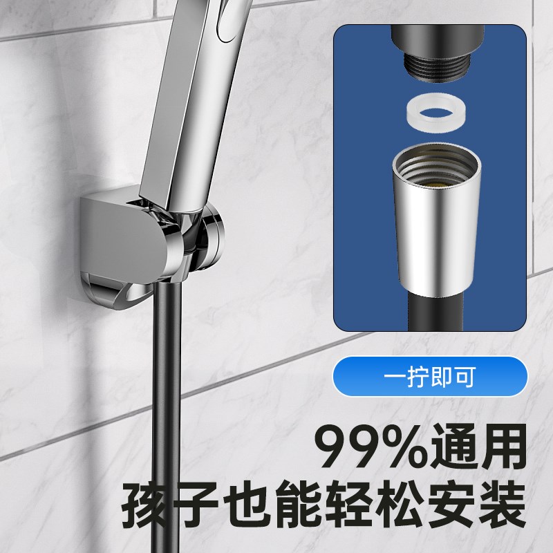 硅胶淋浴管洗澡软管柔软防缠绕花洒软管加厚耐高温防爆热水器水管