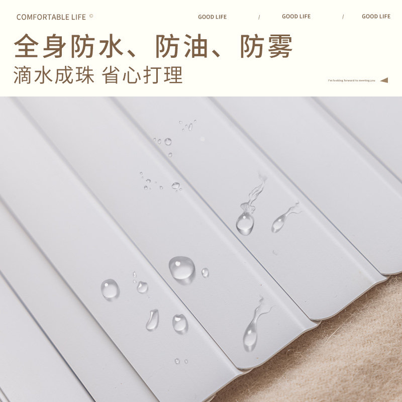 卷拉式遮光百叶窗帘2023年新款办公室厨房浴室免打孔安装电动卷帘