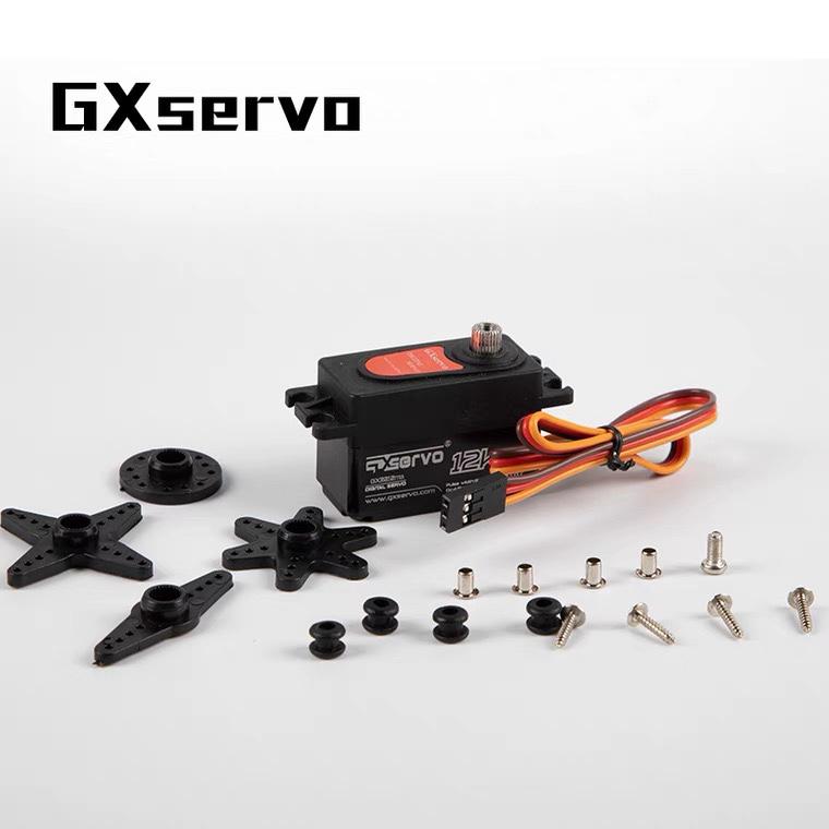 GX3212 1/10平跑漂移车 房车 12KG短身数码舵机 RC车模金属齿舵机
