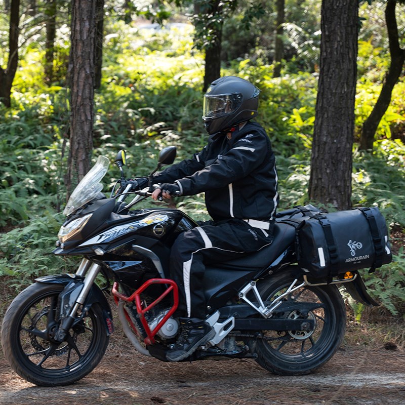 铠雨大容量摩托车防水边包尾包驮包骑士摩旅装备长途骑行后座侧包
