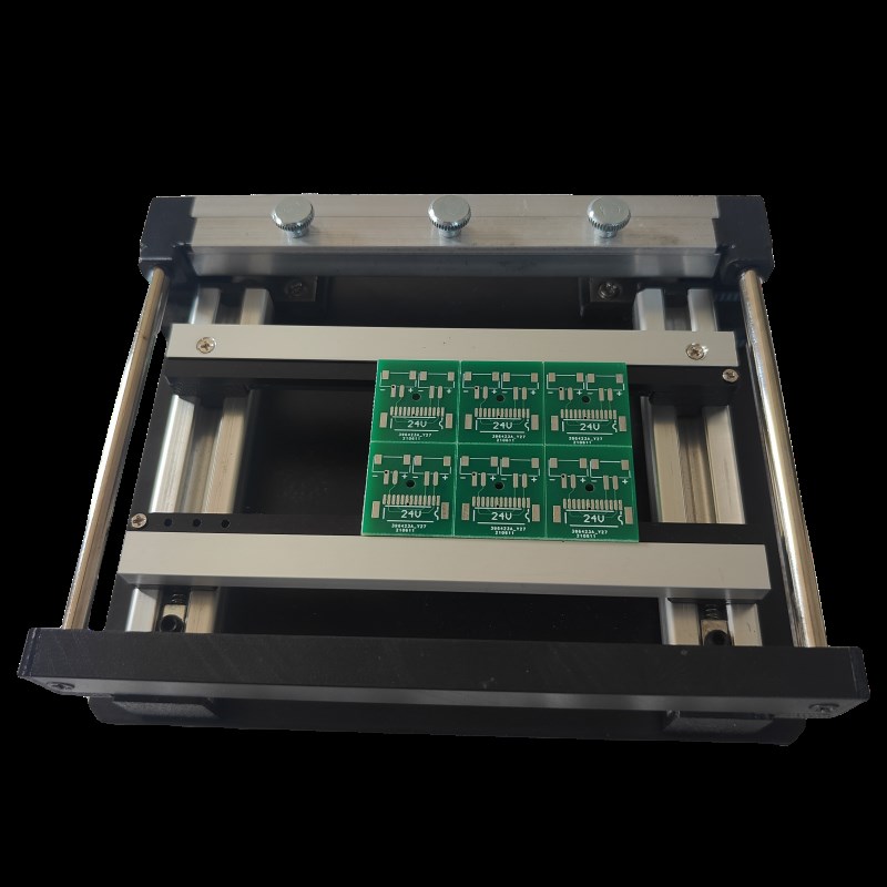 PCB钢网锡膏印刷台钢片SMT锡膏印刷手动小型丝印机手工丝印台