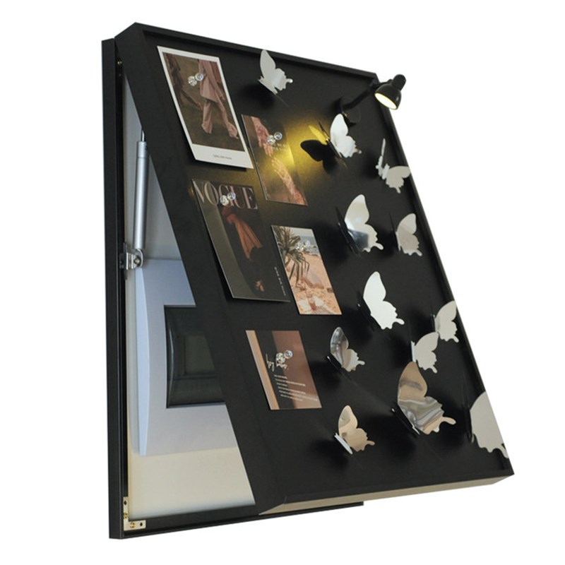 电表箱装饰画2025新款原创设计蝴蝶电表箱遮挡盖板配电箱磁吸黑板