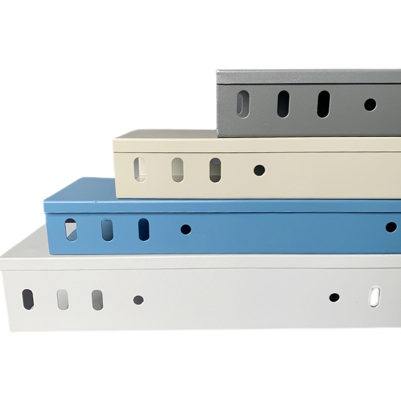 防火喷塑托盘式线槽100*50*200*100镀锌热浸锌梯式大跨距电缆桥架