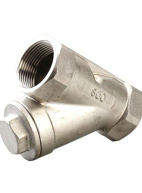 CF8M(316)不锈钢内螺纹Y型过滤器100目2分3分4分6分至3寸