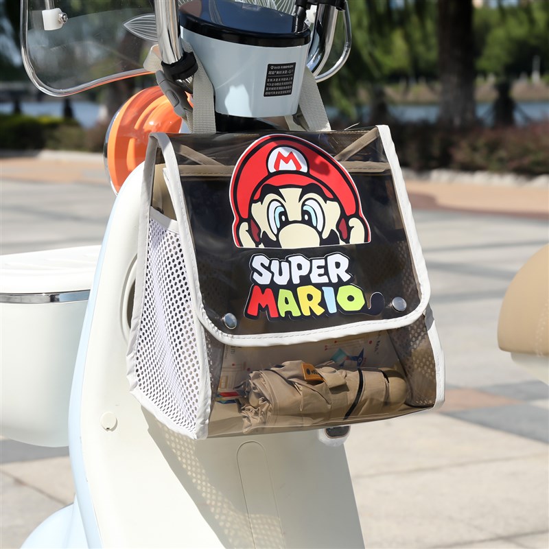 电动车前置物兜防水挂袋电瓶车自行车新款挂包电车充电器雨衣袋子