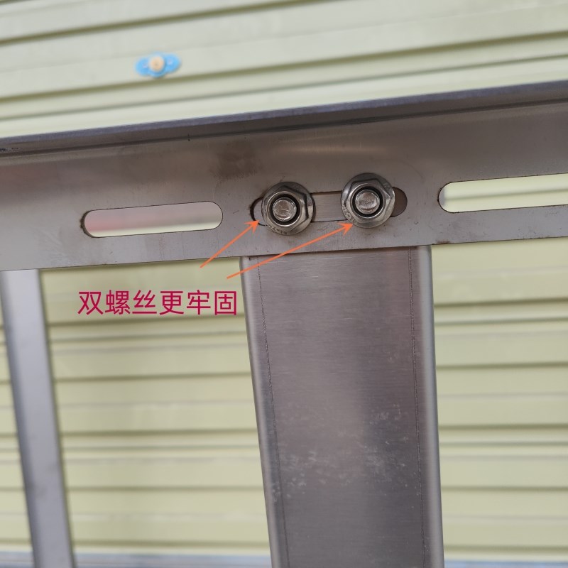 家用加厚304 不锈钢空调吊架子外机阳台顶装挂架吊挂顶节省空间架