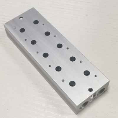 二位三通电磁阀阀板汇流板 分流板气路板3V210佳尔灵JELPC