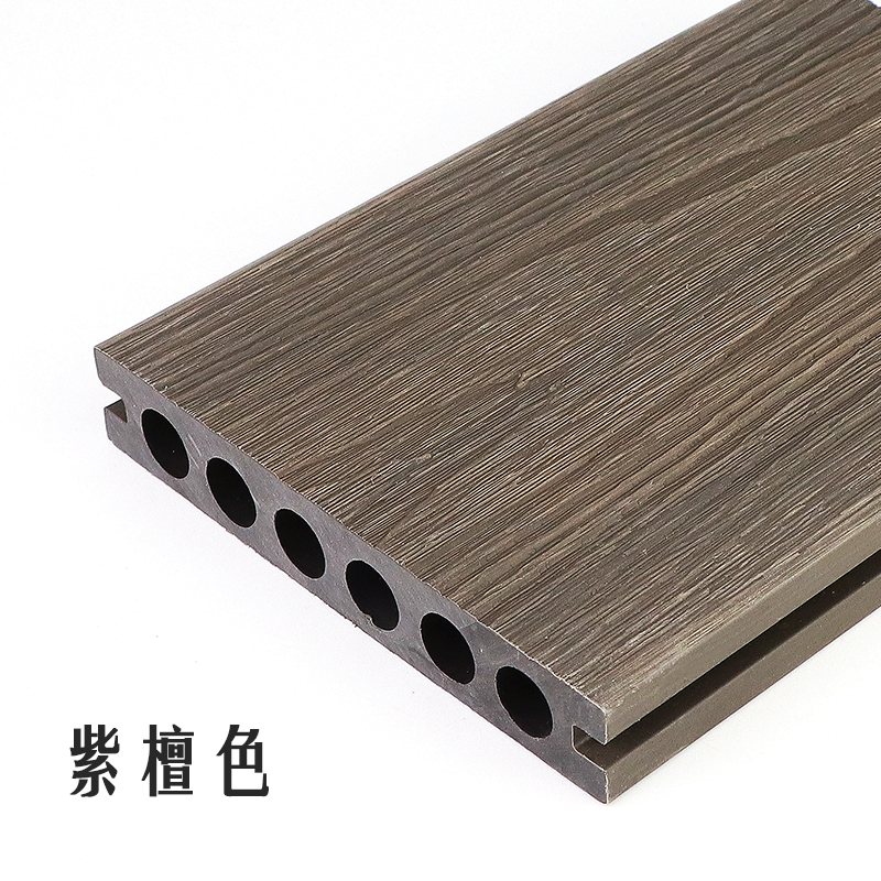 塑木地板户外共挤木纹拼接无缝y防水自铺阳台花园工程防腐木塑地