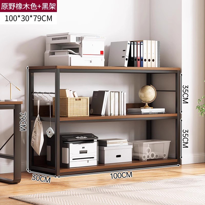 书架落地置物架卧室靠墙书桌简易架子客厅收纳架多T层柜子利用角