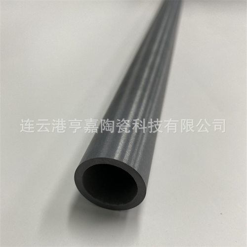 黑色SI3N4陶瓷绝缘保护管气压烧结氮化硅陶瓷长管