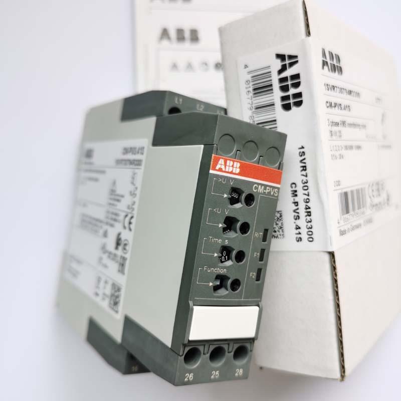 原装ABB监视继电器CM-PVS.41S1SVR730794R3300CM-PVS.41P保护器