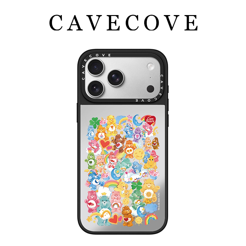 CareBears彩虹软糖小熊新款iphone17promax手机壳适用苹果16pro磁吸15Plus可爱14卡通13防摔12全包保护套女款