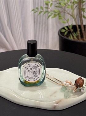 家居高级感云朵形大理石托盘玄关摆件首饰收纳香U薰托盘装饰摆件