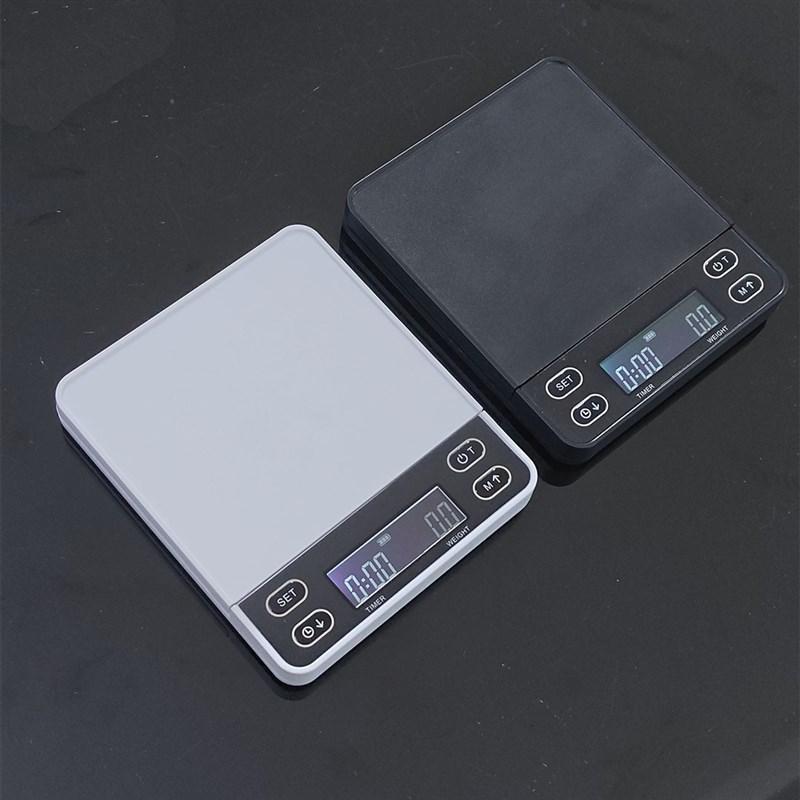 智能手冲咖啡电子秤自动计时精准家用厨房秤0.1g小型Y咖啡豆称重