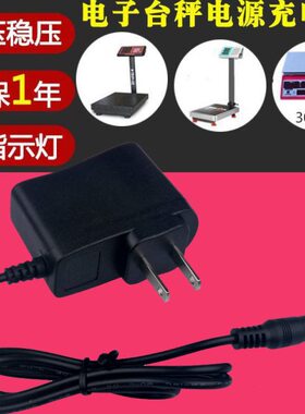 上海花潮电子台称 TCS-100 200 300 电子秤 电源适配器 充电器