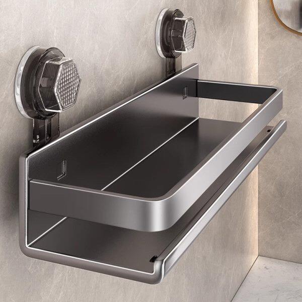 德国吸盘置物架浴室卫生间架子免打孔壁挂式墙上洗手间收纳架神器