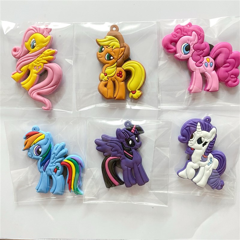 小马宝莉独角兽冰箱贴磁贴立体软胶卡通动漫周边磁铁家居装饰磁铁