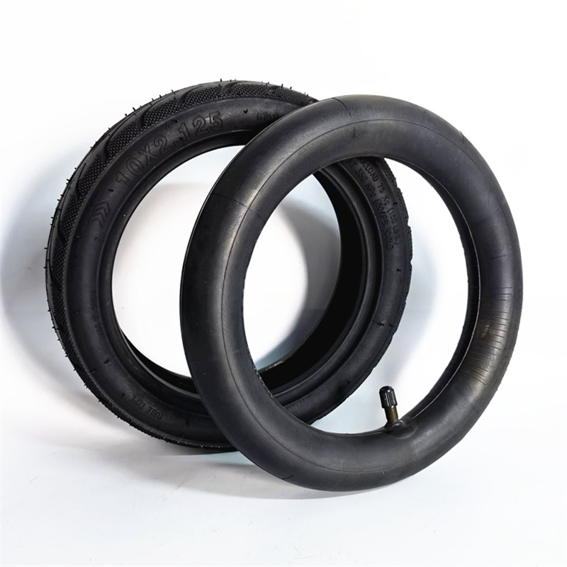 电动滑板车F20F25F30F40加厚耐磨橡胶轮胎10X2.125内胎外胎实心胎