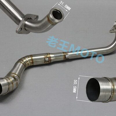 摩托跑车排气管改装NMAX155前段YAMAH NMAX155不锈钢前段排气管