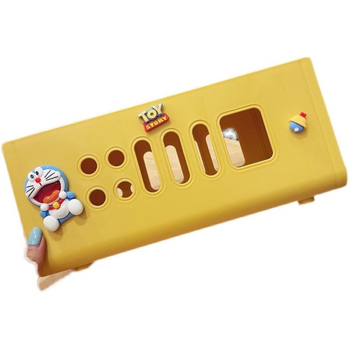 超大号电线收纳盒数据线电源线插座卡通收线盒充电器插排集线器盒