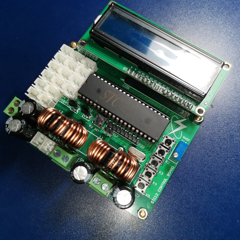 单晶片数字控制BUCK/BOOST变换器电源开发板学习影片教程升压降压