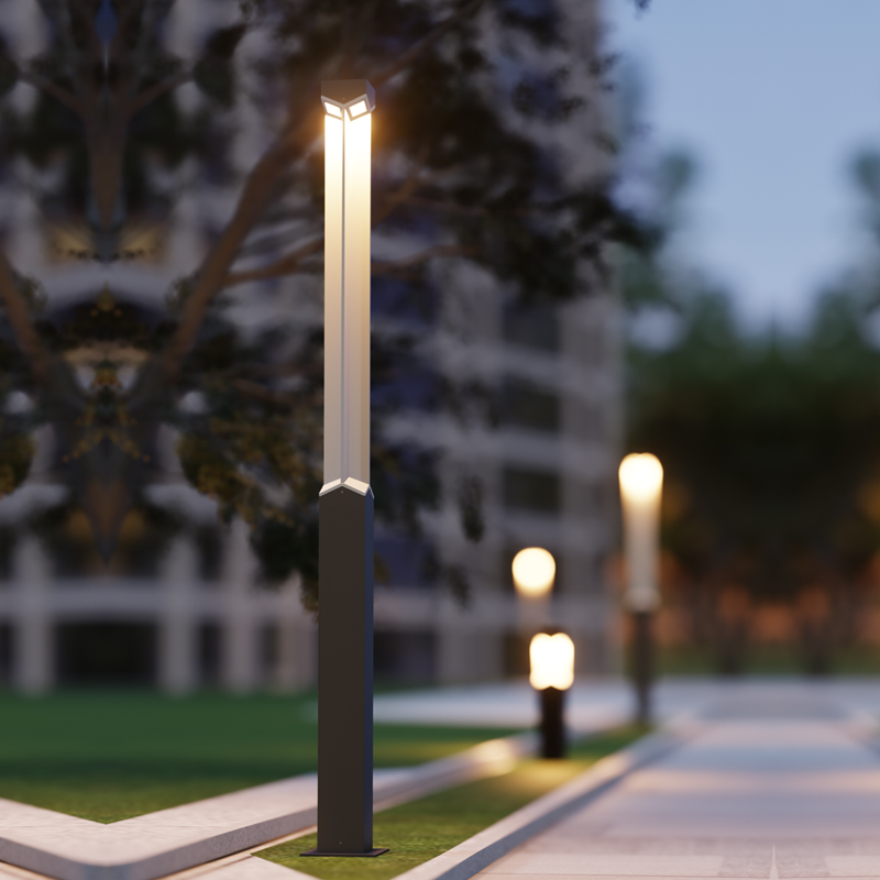 庭院灯户外防h水家用别墅接电草坪灯小区广场工程景观灯3米路灯