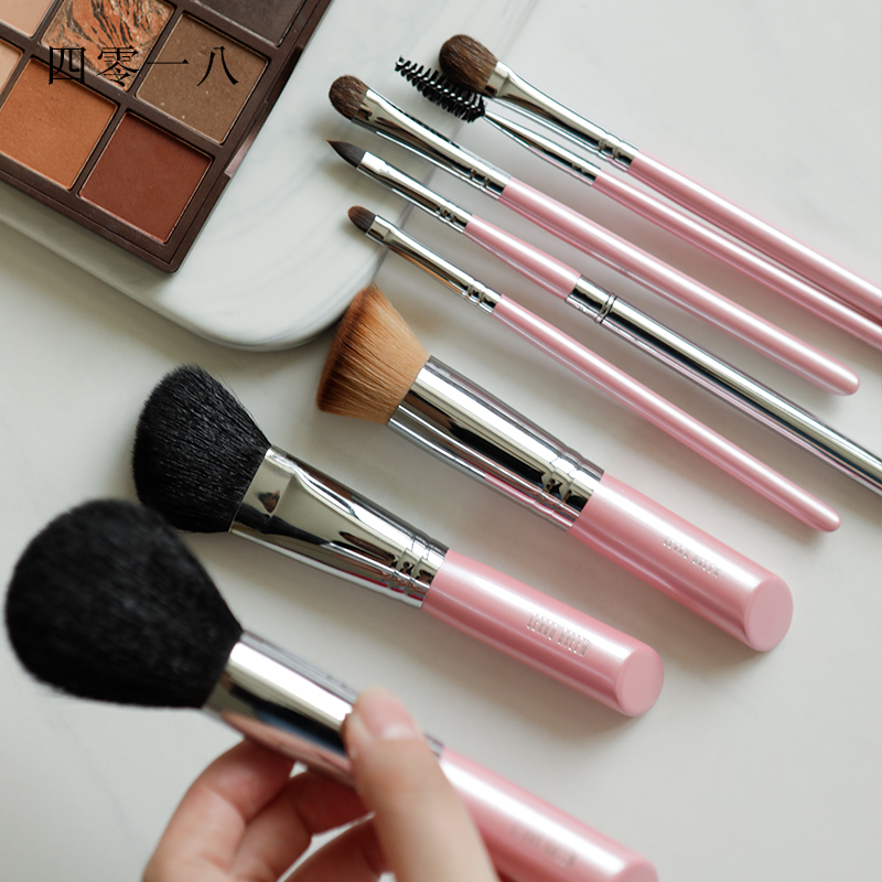 8支动物毛铜管唇刷化妆刷