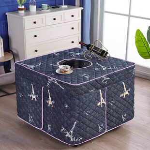 烤火炉简约新款保护罩火罩套罩冬季罩桌子四方子正方形套电炉烤炉