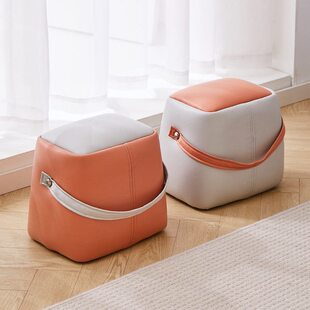 沙发脚凳布沙发凳皮大人结软坐墩家用小板凳座凳子实科技客厅茶几