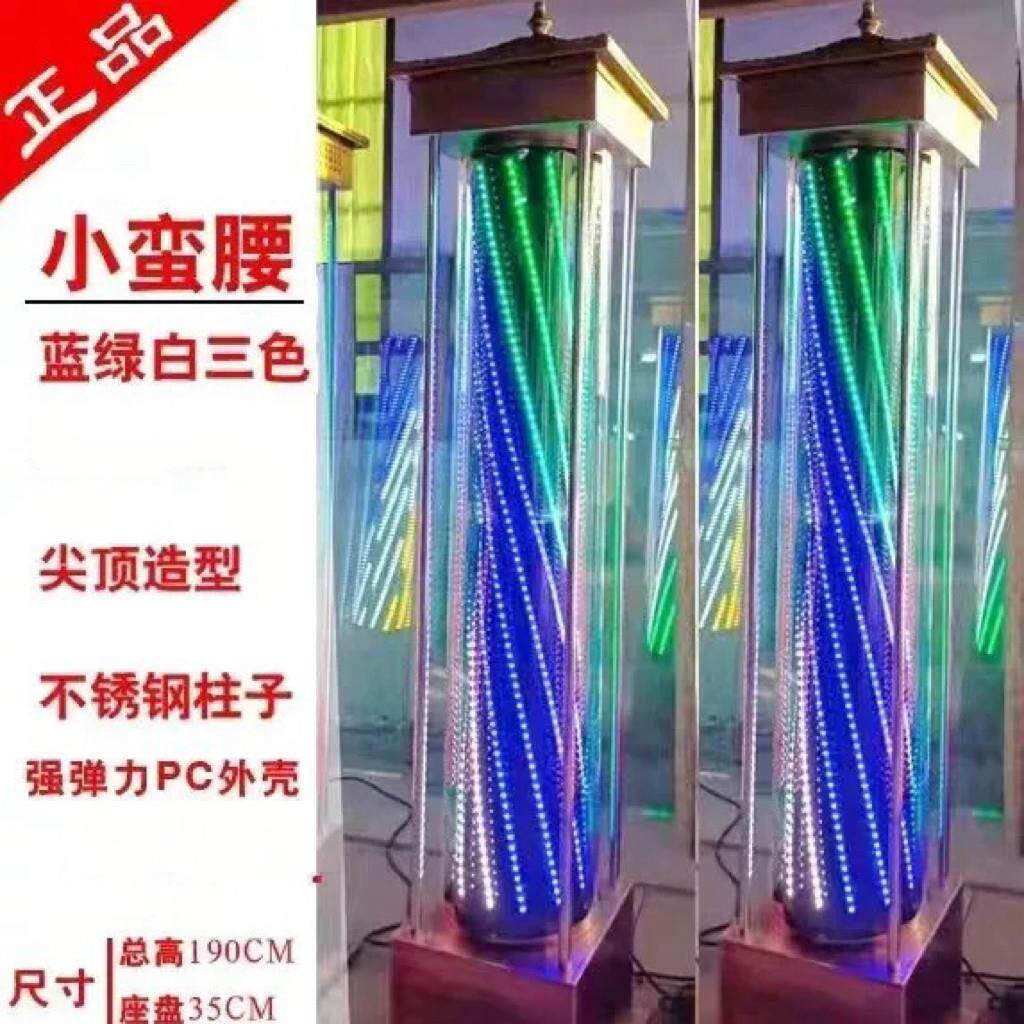 超亮落地转灯LED美发转灯防晒发廊店转灯无玻璃大灯箱