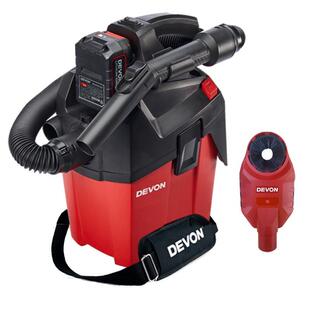 DEVON大有20V锂电充电式吸尘器无线便携强力工业除尘电动工具4713