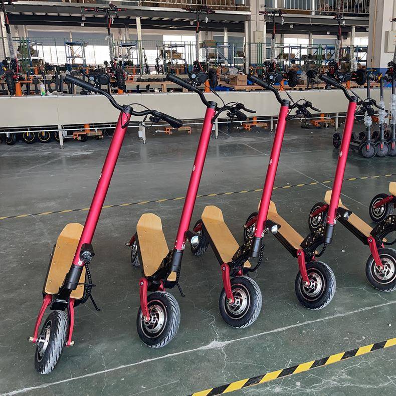 10寸双摇臂越野两轮电动滑板车可折叠青少年学生代步滑板车