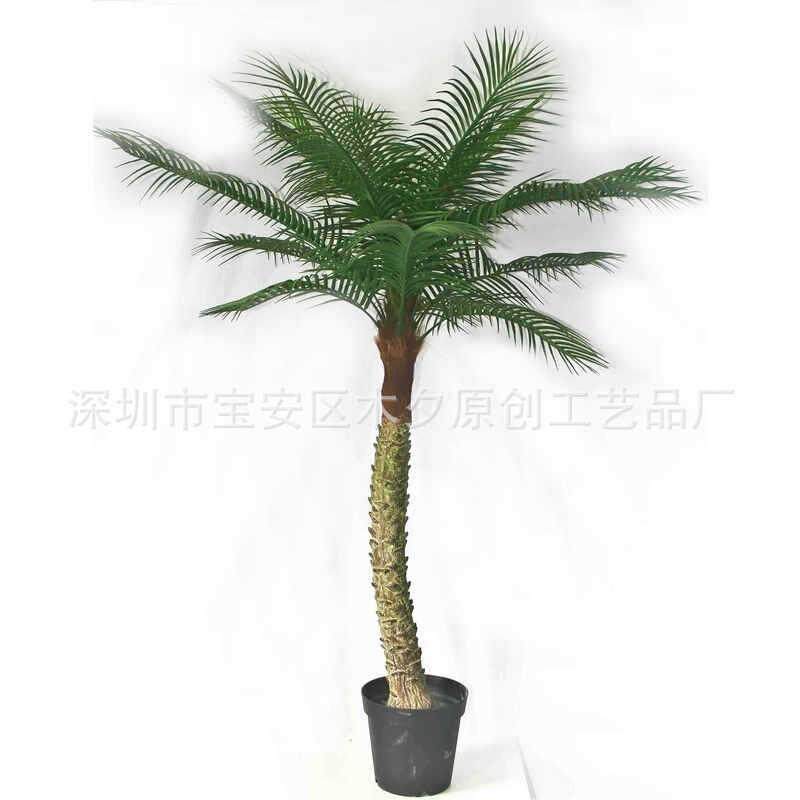外贸仿真针葵仿真椰子树盆栽仿真扇葵大型仿真落地绿植盆景批