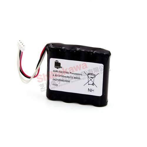 4HR-3U4.8V2700mAh设备仪器用充电电池04Z14500-0206