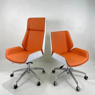 靠背老板椅欢乐颂办公椅现代简约北欧电脑椅家用书房椅职员会议椅
