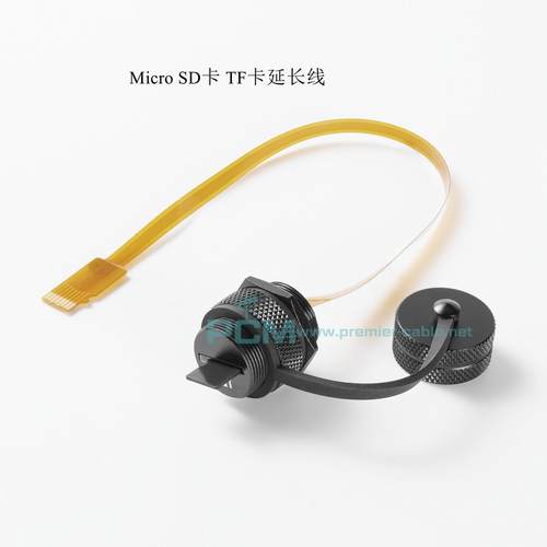 MicroSDTF卡公母扩展带状柔性数据连接线MicroSD转SD卡延长线
