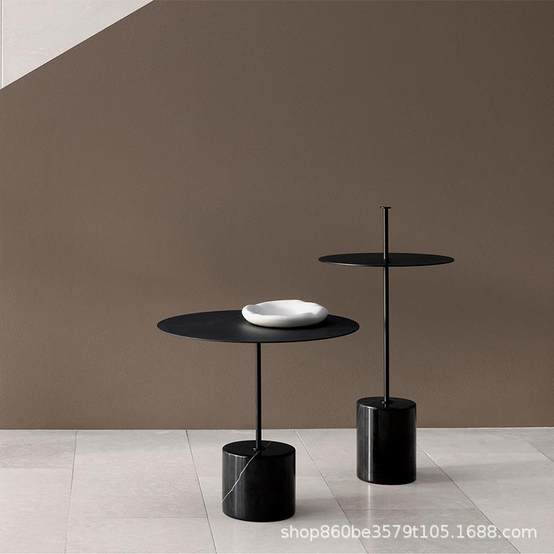 造心家具|轻奢沙发边几极简客厅圆形边桌可移动大理石小茶几北欧